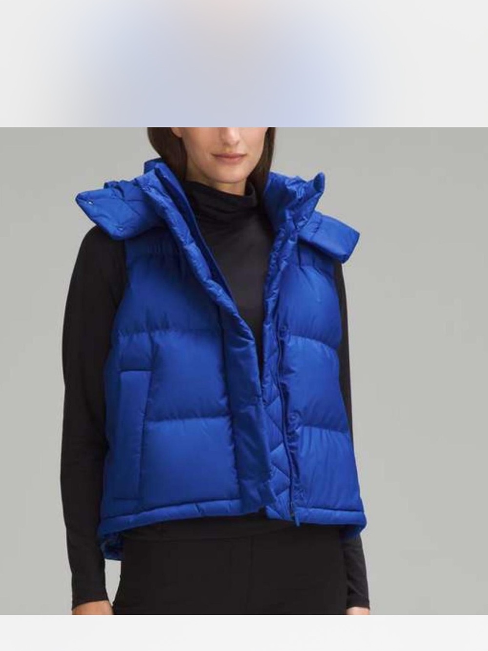 lululemon athletica Royal Blue Quilted Puffer Vest